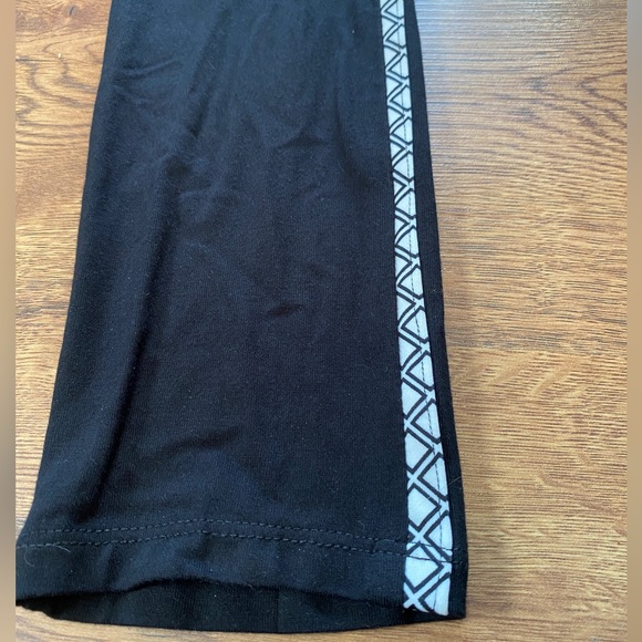 Michael Tyler Black and White Stretchy Work Leggings- Petite/Small - Picture 3 of 3